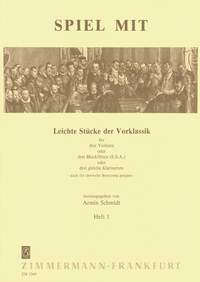 Spiel mit. Leichte Stücke der Vorklassik, Buch 1. 9790010236902