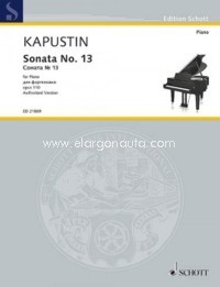 Sonata No. 13, op. 110. Authorized Version, for Piano. 9790001198165