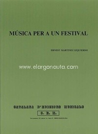 Música per a un festival, conjunto instrumental