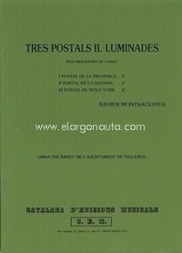 Tres postals il.luminades, per orquestra de corda