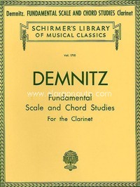 Fundamental Scale and Chord Studies for the Clarinet. 64550
