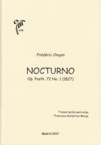 Nocturno, Op. Posth. 72, Nº 1. 9790692301196