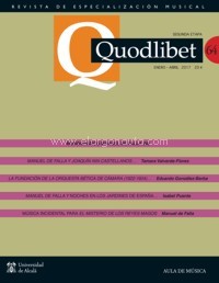 QUODLIBET. Nº 64. Enero-Abril 2017