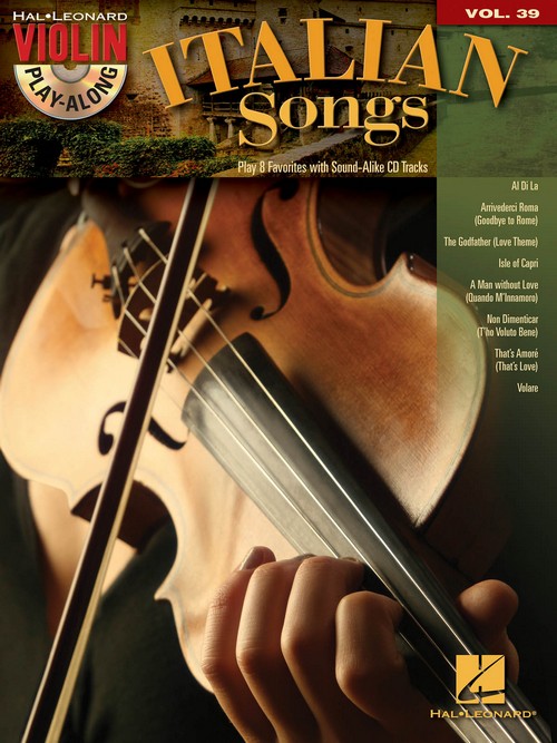 Violin Play-Along, vol. 39: Italian Songs. 9781480324459