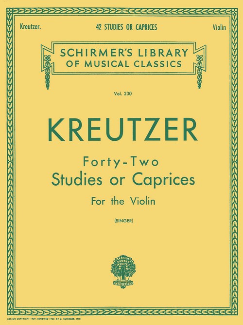 Forty-Two Studies or Caprices for the Violin. 9780793525942
