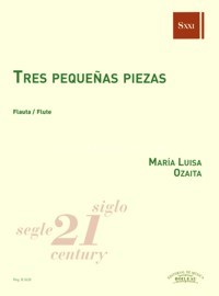 Tres pequeñas piezas, para flauta