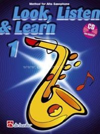 Look, listen & learn Vol. 1, Alto Saxophone + CD. 9789043108768