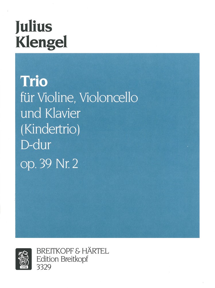 Children's Trio in D major, Op. 39 No. 2. 9790004161685