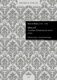 Misa a 8 «Laudate Dominum de terra» (1748). 9790805412160