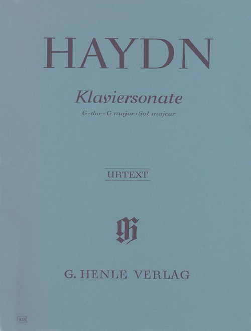 Piano Sonata G major Hob. XVI:40 = Klaviersonate G-Dur Hob. XVI:40