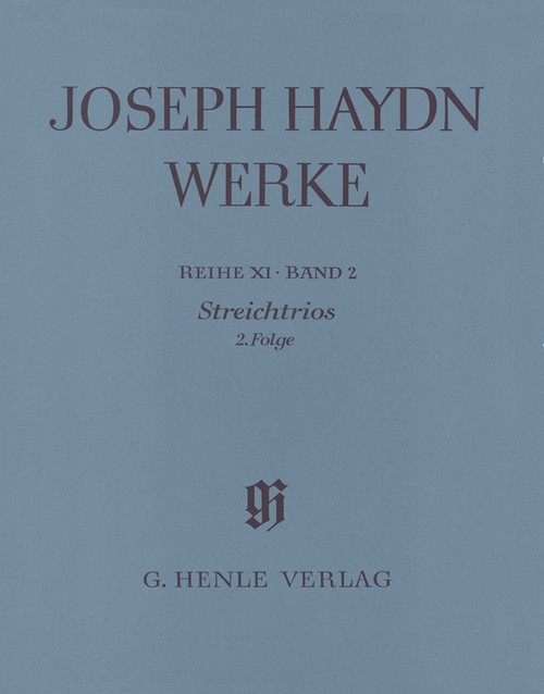 String Trios 2nd sequence, score and critical commentary = Streichtrios 2. Folge (Haydn zugeschrieben), Partitur und Kritischer Bericht