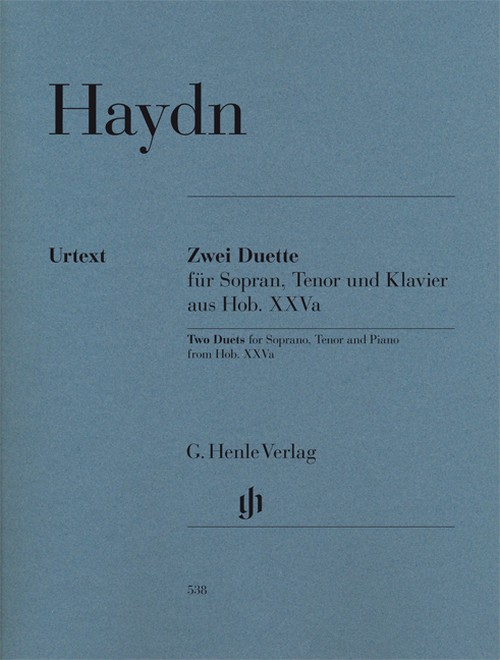 Two Duets for Soprano, Tenor and Piano Hob. XXVa:2 und 1 = Zwei Duette Hob. XXVa:2 und 1. 9790201805382