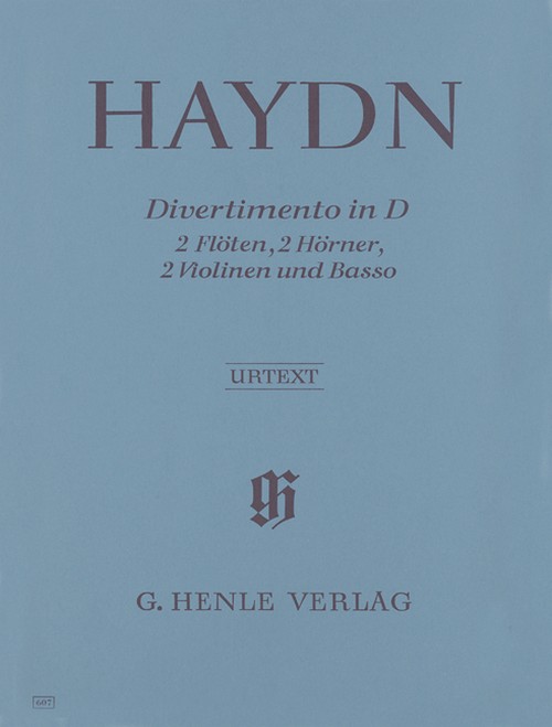 Divertimento D major Hob. II:8 = Divertimento D-Dur Hob. II:8. 9790201806075