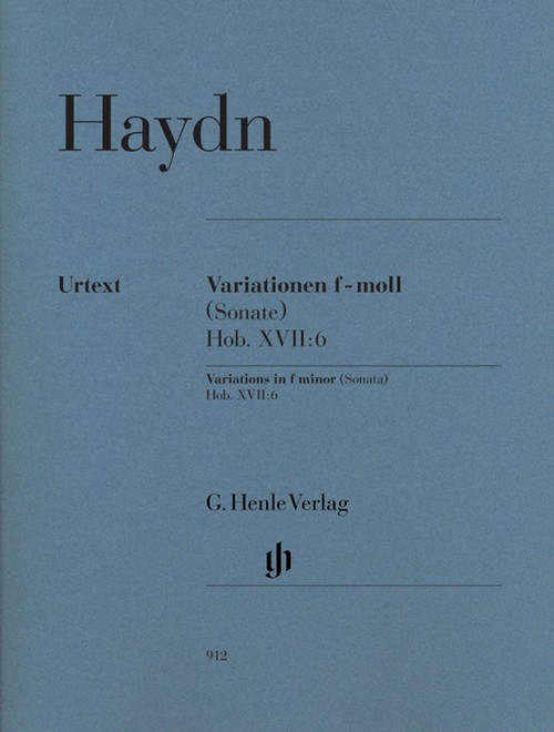 Variations in Fm (Sonata) Hob. XVII:6 HOB.XII:6 = Variationen f-Moll (Sonate) HOB.XII:6. 9790201809120