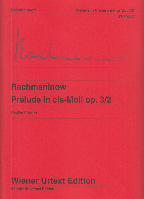 Prelude in C sharp minor op. 3/2 = Prélude cis-Moll op. 3/2