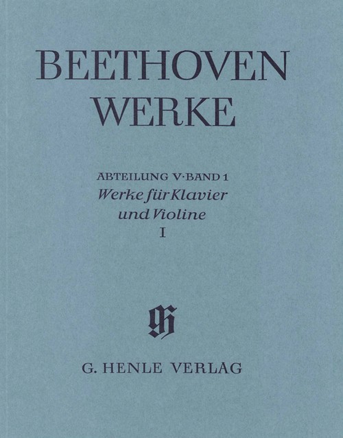 Works for Violin and Piano 5/1 Band 1 = Werke für Klavier und Violine 5/1 Band 1