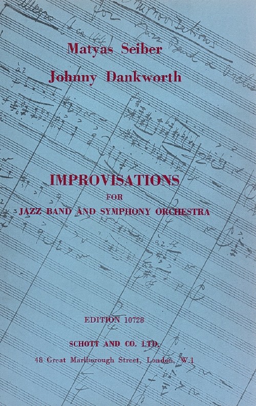 Improvisations, Jazzband and symphonic orchestra, study score