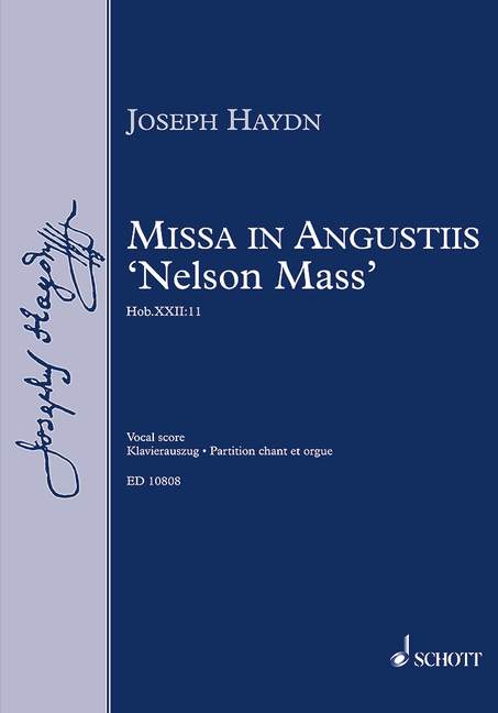 Missa in Angustiis D minor Hob. XXII:11, Nelson Mass, mixed choir (SATB), soloists (SATB) and orchestra, vocal/piano score. 9781847611659