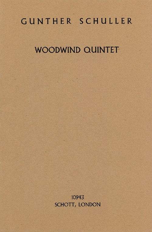Woodwind Quintet, wind quintet, study score