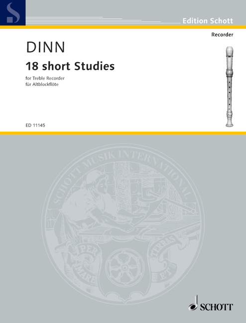 18 short Studies, treble recorder