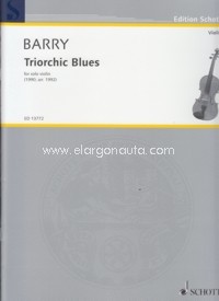 Triorchic Blues, for solo violin