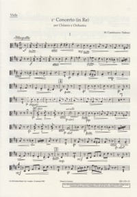 1. Concerto in D op. 99, Guitar and Orchestra. Viola part