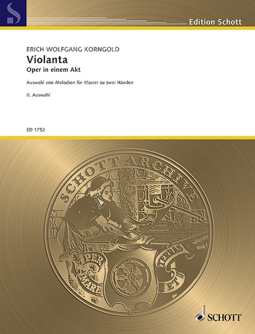 Violanta op. 8 Heft 2, Auswahl II von Melodien für Klavier zu zwei Händen