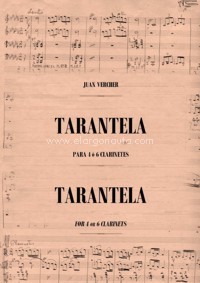 Tarantela, para 4 o 6 clarinetes