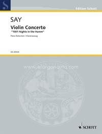Violin Concerto op. 25, 1001 Nights in the Harem, violin and orchestra, piano reduction with solo part
