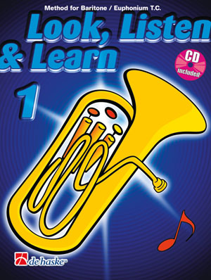 Look, Listen & Learn Vol. 1, Baritone / Euphonium T.C. + CD. 9789043108652