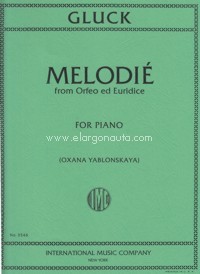 Melodié from Orfeo ed Euridice, for piano