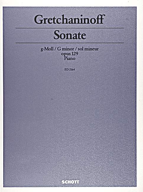 Sonata G Minor op. 129, piano