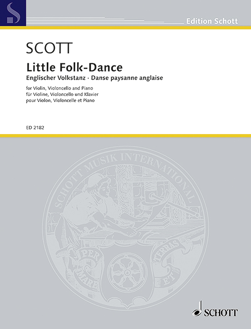 Little Folk-Dance, violin, cello and piano, set of parts