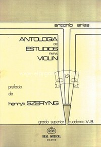 Antología de estudios para violín, vol. 5b, Grado Superior