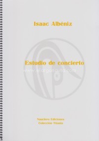 Estudio de concierto, para piano