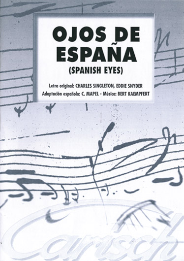 Ojos de España (Spanish Eyes), voz y piano