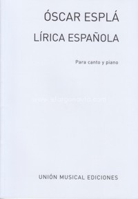 Lírica Española, op. 54, impresiones musicales sobre cadencias populares, III, para canto y piano