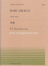 Barcarolle op. 37a, for Piano