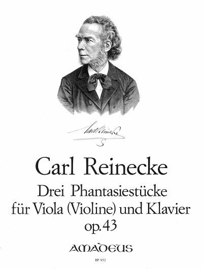 Drei Phantasiestücke für Viola (violine) und Klavier, op. 43