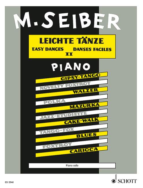 Easy Dances Band 2, A Collection of new Dance-rhythms, Piano