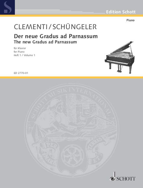 The new Gradus ad Parnassum Band 1, with supplementary studies and exercisess by Czerny, Köhler and Kramer, piano