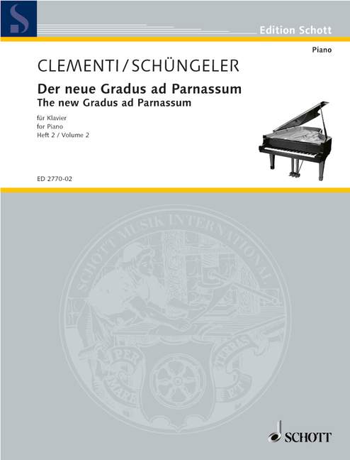 The new Gradus ad Parnassum Band 2, with supplementary studies and exercises by Czerny, Köhler and Kramer, piano