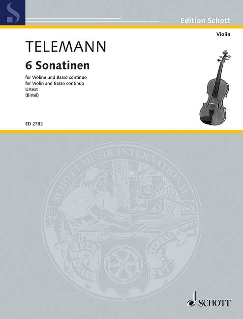 Six Sonatinas, violin and basso continuo