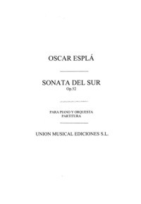 Sonata del Sur, opus 52. Piano y orquesta. 9780711967083