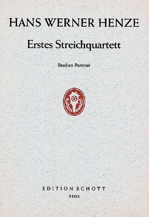 1. String Quartet, study score