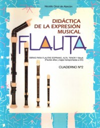 Flauta: obras para flauta, soprano, alta, tenor y baja (flautas altas y bajas transportadas a Do), cuaderno nº 2