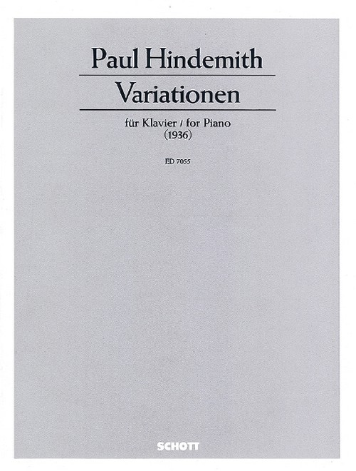 Variationen, ursprünglich als zweiter Satz für die 1. Klaviersonate vorgesehen, piano