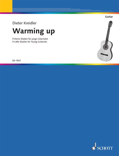 Warming up, 9 little Studies for young Guitarists