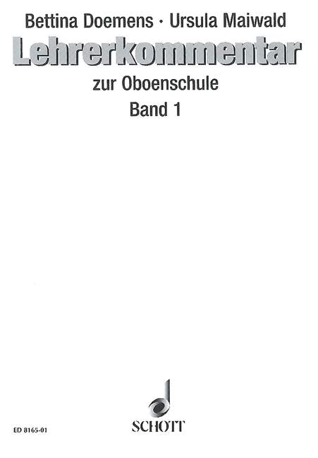 Oboenschule Band 1, oboe, teacher's book