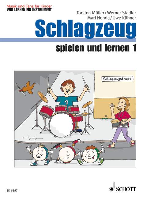 Schlagzeug spielen und lernen Band 1, percussion, children's book. 9783795755201